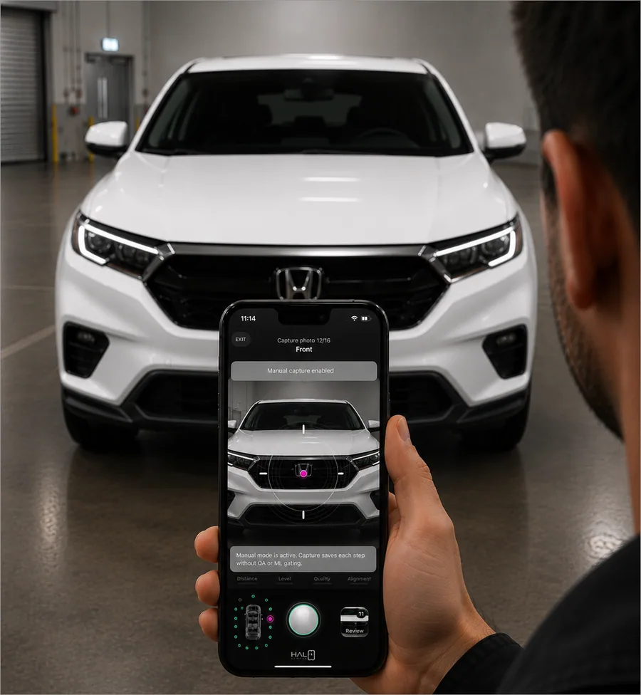 Halo Compass guided capture working in real-world vehicle conditions.